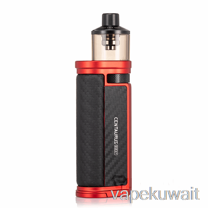 Lost Vape Centaurus Q80 Pod Mod Kit من ألياف الكربون باللون الأحمر المطفي فيب الكويت